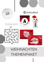 Vorschau - Arbeitsblätter - Weihnachten / Advent / Nikolaus - Materialpaket - Deckblatt