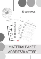 Vorschau - Arbeitsblätter - Arbeitsblätter Vorschule Materialpaket - Deckblatt