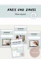 Vorschau - Arbeitsblätter - Materialpaket: Kreis und Zirkel (Tafelmaterial & Erklärvideos) - Deckblatt