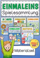 Vorschau - Arbeitsblätter - Einmaleins / Spielesammlung - Deckblatt