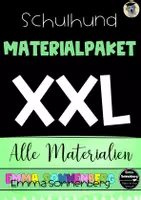 Vorschau - Stundenentwürfe - wachsendes Materialpaket - alle Schulhundmaterialien - Deckblatt