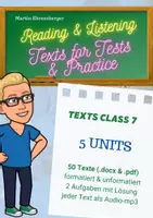 Vorschau - Arbeitsblätter - Realschule Bayern 7. Klasse - Texte & Audios für das ganze Schuljahr - Deckblatt