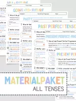 Vorschau - Merkblätter - Materialpaket ALL TENSES - Deckblatt