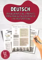 Vorschau - Arbeitsblätter - Materialpaket - Prüfungsvorbereitung Deutsch RSAP - Deckblatt