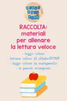 anteprima - Giochi - RACCOLTA: materiali per allenare la lettura veloce - Pagina di copertina