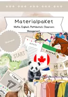 Vorschau - Arbeitsblätter - Materialpaket - Classroom Management, Mathematik, Englisch - Deckblatt