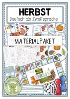 Vorschau - Spiele - HERBST (wachsendes Materialpaket) - DaZ / Deutsch - Deckblatt