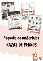 Vista previa - Hojas de trabajo - Pack de materiales sobre Perros - Portada