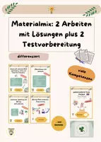 Vorschau - Spiele - Materialpaket: 6./7. Klasse zwei Arbeiten plus Lösungen (EH), Testvorbereitung, - Deckblatt
