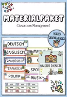 Vorschau - Mal- und Bastelvorlagen - Classroom Management - wachsendes Materialpaket - Deckblatt