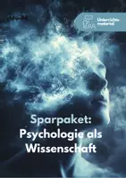 Vorschau - Unterrichtsreihen - Sparpaket: Psychologie als Wissenschaft - Deckblatt
