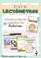 Vista previa - Unidades / Secuencias / Situaciones de Aprendizaje - PACK de 5 LECTÓMETROS + Cuaderno de registro de Lecturas - Portada