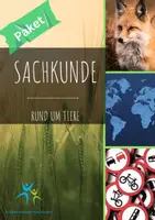 Vorschau - Arbeitsblätter - Materialpaket Rund um Tiere - Deckblatt