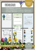 Vorschau - Arbeitsblätter - Frühblüher – Komplettpaket (Kl. 2–4) - Deckblatt