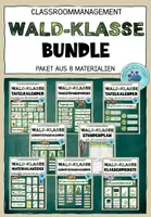 Vorschau - Poster - CLASSROOM MANAGEMENT | Wachsendes Materialpaket | Wald-Klasse - Deckblatt
