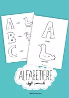 anteprima - Esercizi - Alfabetiere degli animali, la raccolta - Pagina di copertina