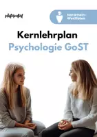 Vorschau - Stundenentwürfe - Kernlehrplan im Fach Psychologie der Sekundarstufe II in NRW - Deckblatt