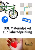 Vorschau - Mal- und Bastelvorlagen - XXL Materialpaket zur Fahrradprüfung - Deckblatt