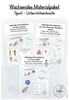 Vorschau - Stundenentwürfe - Sportunterricht: Unterrichtsentwürfe Sport - wachsendes Materialpaket - Deckblatt