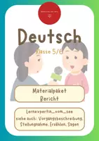 Vorschau - Arbeitsblätter - Materialpaket Bericht / Zeitungsbericht / Bericht für Homepage - Deckblatt