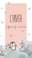 Aperçu - Apprentissages en autonomie - Kit pédagogique HIVER, NOËL et ANIMAUX POLAIRES plus de 50 ressources - Page de couverture