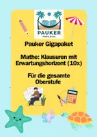 Vorschau - Prüfungsvorbereitung - "Pauker Gigapaket - Mathe: Klausuren mit EWH (10x) - Deckblatt
