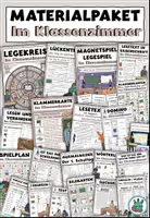 Vorschau - Arbeitsblätter - Materialpaket "Im Klassenzimmer" DaZ / Deutsch - Deckblatt
