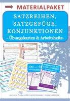 Vorschau - Arbeitsblätter - Deutsch: Satzreihen, Satzgefüge, Konjunktionen - Materialpaket - Deckblatt