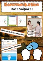 Vorschau - Arbeitsblätter - Deutsch Kommunikation Materialpaket: Modelle und Theorien - Deckblatt