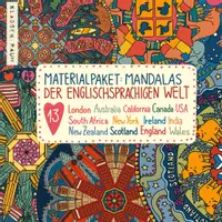 Vorschau - Arbeitsblätter - wachsendes Materialpaket: Mandalas der englischsprachigen Welt: Australia, Australien, California, Kalifornien, Canada, Kanada, England, Ireland, Irland, London, New York, New Zealand, Neuseeland, Scotland, Schottland, South Africa, Südafrika, USA, Wales - Deckblatt