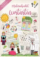 Vorschau - Arbeitsblätter - Materialpaket Wortarten Nomen, Verben, Adjektive - Deckblatt
