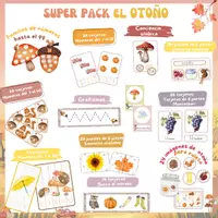 Vista previa - Juegos / Gamificación - EL OTOÑO: SUPER PAK MATERIALES - Portada