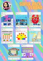 Vista previa - Juegos / Gamificación - SÚPER PACK VERANO - Portada