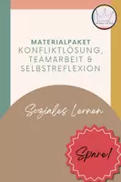 Vorschau - Arbeitsblätter - Materialpaket: Soziales Lernen – Konfliktlösung, Teamarbeit und Selbstreflexion - Deckblatt