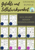 Vorschau - Arbeitsblätter - Gefühle und Selbstwirksamkeit (Growing Bundle) - Deckblatt