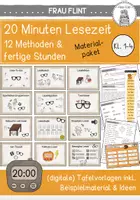 Vorschau - Arbeitsblätter - 20 Minuten Lesezeit (12 Methoden & fertige Stunden) Kl. 1-4 - Materialpaket - Deckblatt