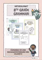 Vorschau - Arbeitsblätter - Materialpaket Grammar class 8 - Deckblatt