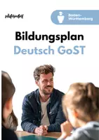 Vorschau - Stundenentwürfe - Bildungsplan Deutsch in der GoST - Baden-Württemberg - Deckblatt