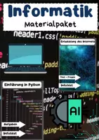 Vorschau - Arbeitsblätter - Informatik Materialpaket: Internet und Programmieren - Deckblatt