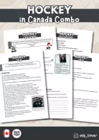 Vorschau - Arbeitsblätter - Combo-Pack Hockey in Canada - Deckblatt