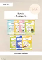 Vorschau - Aufgabenkarten - Bundle: Erzählwürfel - Deckblatt