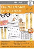 Vorschau - Arbeitsblätter - Großes Lesepaket für die Lesezeit (Kl.1/2) - Deckblatt