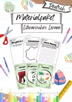 Vorschau - Arbeitsblätter - Materialpaket zum Literarischen Lernen - Deckblatt