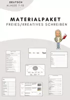 Vorschau - Stundenentwürfe - Materialpaket: Reihe Freies Schreiben / Kreatives Schreiben - Deckblatt