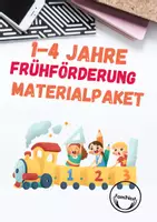 Vorschau - Arbeitsblätter - Frühe Förderung Kita Kindergarten 1-4 Jahre Feinmotorik Materialpaket - Deckblatt