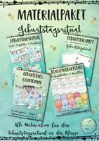 Vorschau - Mal- und Bastelvorlagen - Materialpaket Geburtstagsritual in der Klasse - Deckblatt