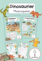 Vorschau - Arbeitsblätter - Dinosaurier - Deckblatt