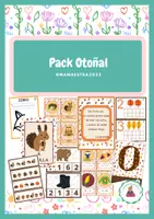 Vista previa - Hojas de trabajo - Pack Otoñal Educación Infantil - Portada