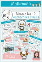 Vorschau - Spiele - Mengenwahrnehmung bis 10 wachsendes Materialpaket - Deckblatt