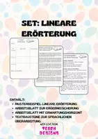 Vorschau - Arbeitsblätter - Materialpaket zur Linearen Erörterung - Thema "Kontrollapps" - Deckblatt